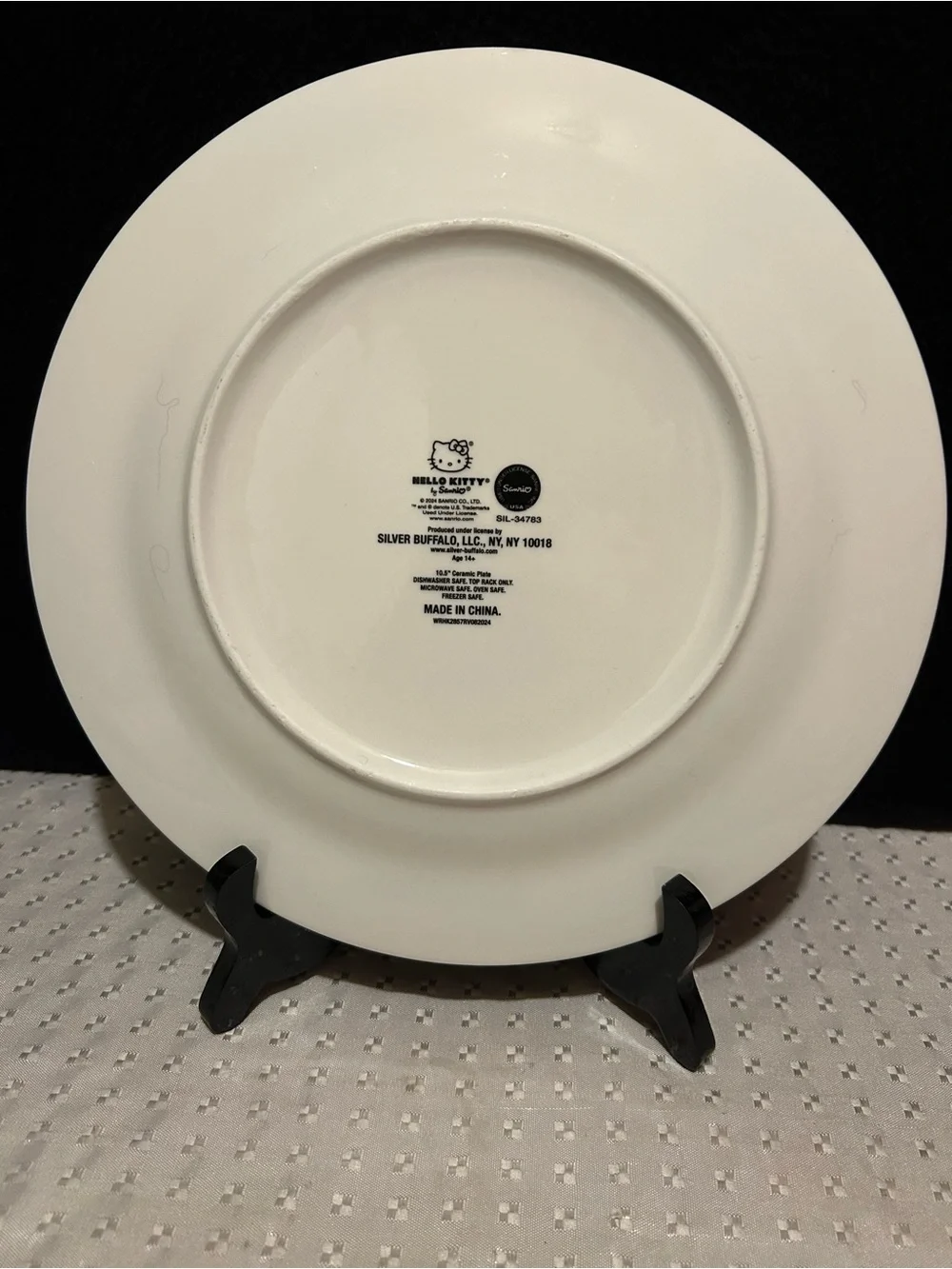 Hello Kitty Gingerbread Dinner / Platter  10.5” Sanrio Ceramic
